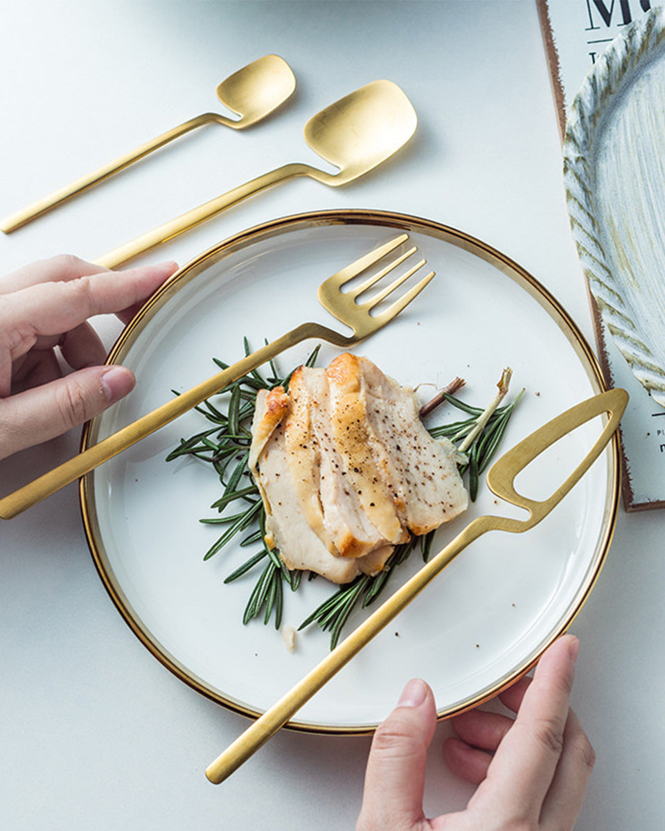 MILANO CUTLERY SET Modern dinnerware set Belmonte Studios