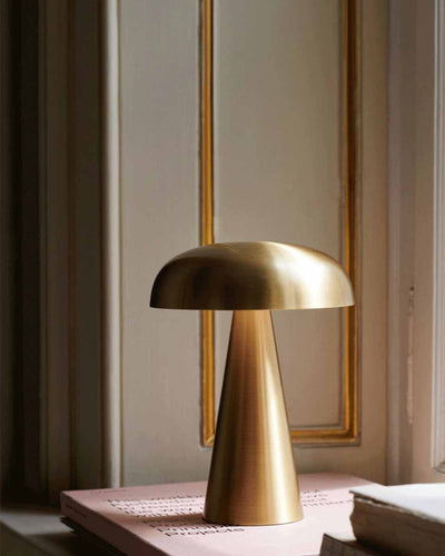 intelligent mushroom lamp rechargeable usb portable dinner restaurant luxury high end cuisine night lamp table